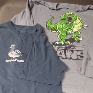 2 Vans Graphic Tees Bundle